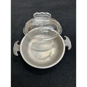 Vintage Guardian Service Hammered Aluminum Cook Ware 6 3/4"x1 3/4" With Lid